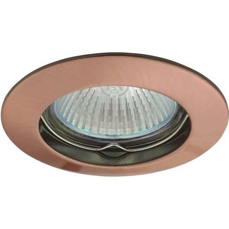 Support Spot Encastrable Rond VIDI Cuivre Mat (1/3)