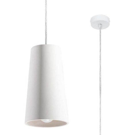 Pendelleuchten Gulcan 1xE27 16cm Keramik Weiß Sollux (1/3)