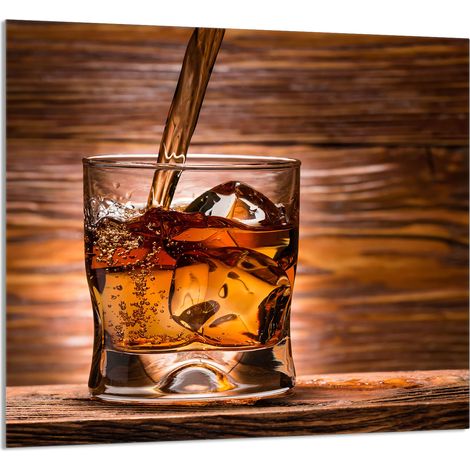 PANNELLO IN VETRO PER CUCINA 65x60 Whiskey (1/5)