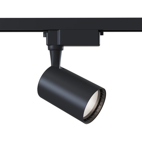 Spot LED sur rail 1 circuit noir 10W 3000K Maytoni Vuoro (1/5)