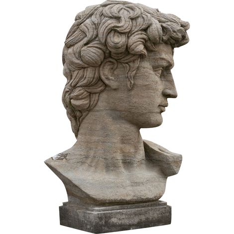 Busto de David en piedra, L43XPR35xH64 cm (1/5)