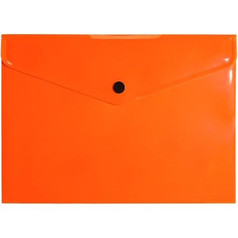 Cartella portadocumenti formato A5 in PP arancione neon