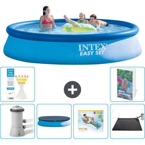 Intex Piscina Easy Set Rotonda - 396x84 cm - 7-pezzi  S219