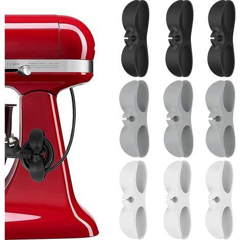 Pieces Cable Organizer for Kitchen Appliances, Multifunction Cord Organizer for Small Appliances, Blender, Coffee Maker, Pressure Cooker (1/5)