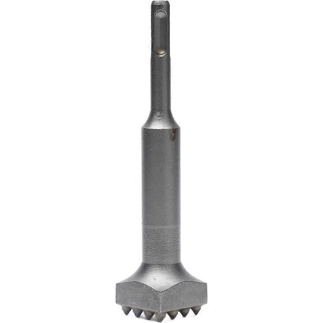 Elektrischer Hammer mit Vierkantkopf zum Einstechen von Nuten, gefertigt aus 40Cr-Stahl, mit floraler Hammerspitze.