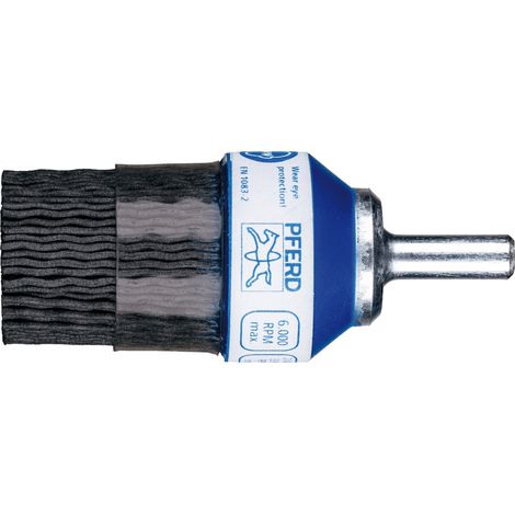 PFERD TOOLS COMPOSITE Pinselbürste PBUPR Ø 38 mm Schaft-Ø 6 mm Keramik-Filament-Ø 1,00mm Korn 120 stationär (1/4)