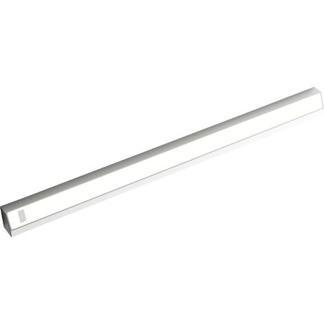 L&S Lugano Unterbauleuchte 600mm - LED DualColor 3000K/4000K, Küchenleuchte mit IR-Schalter, alufarbig