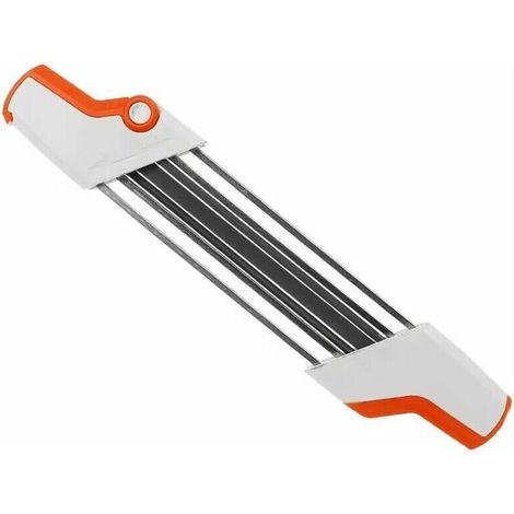 Affûteuse de chaîne pour tronçonneuse Porte-lime 2 en 1 pour chaîne de tronçonneuse Ø 4,0 mm