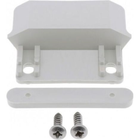 – Butée centrale en PVC blanc pour jalousie ou persienne – Fixation haute ou basse – Contreplaque et vis fournies – Entraxe 40mm (1/3)