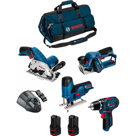 BOSCH Kit 12V BMKB4-28AD2 (GKS 12V-26 GST 12V-70 GHO 12V-20 GSR 12V-15 2 x 2,0 Ah GAL1230CV HDBAG) (1/5)