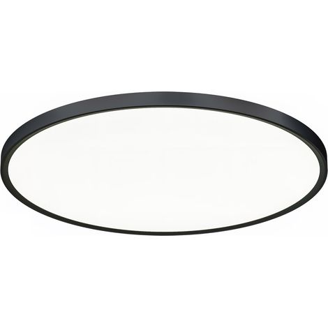 Plafonnier Rond Série Gpl 40W Led Avec Technologie Cct 3000K/4000K/6000K En Matériau Thermoplastique Noir - Gealuce - Installation Interne (1/2)