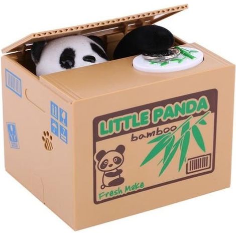 Tirelire Panda Originale Tirelire Enfant Tirelire volent d\'argent -SWT (1/4)