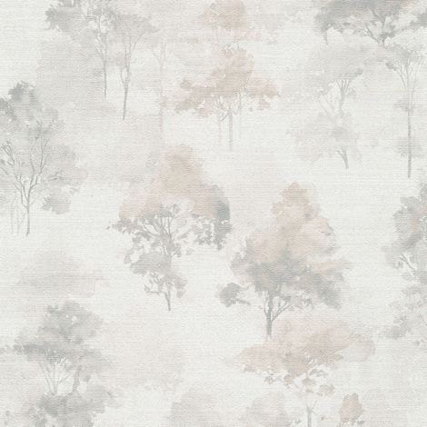 Vliestapete - Forest Dreams - Taupe Hellgrau Creme Blumen Floral Erismann - 1055737 (1/5)