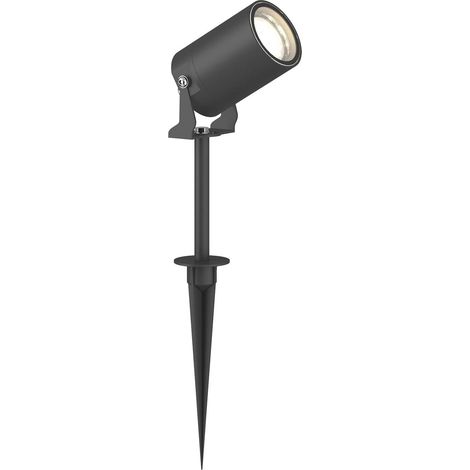 Lindby Lámpara para exterior 'Lobelia' en Negro de Aluminio