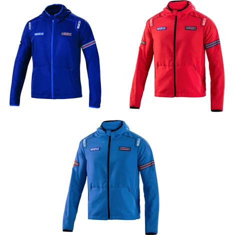 Sparco Windstopper Martini Racing 02405MR Jacke - XXL - Hellblau