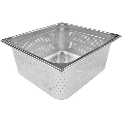 Bac gastronorme perforé GN 2/3 - 150 en inox REDFOX - GND 2/3-150 - REDFOX