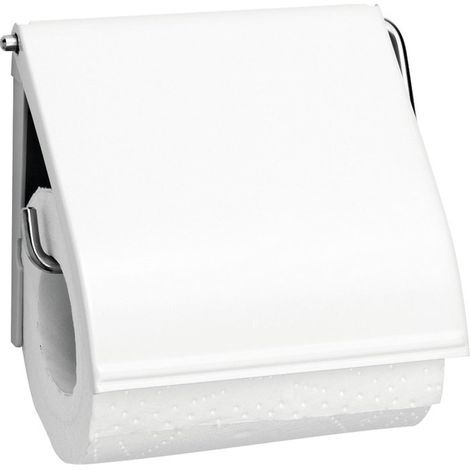 Weißer Rollenhalter