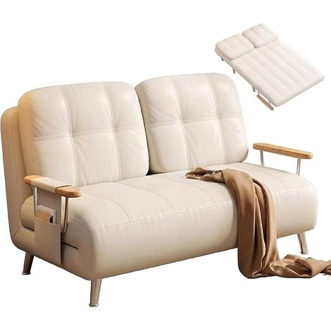 Banquette-lit convertible à dossier 5 positions en chenille vert – 1769298 cm (1/5)