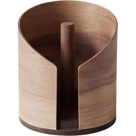 Porte-papier toilette en bois, support de comptoir, organisateur (1/5)