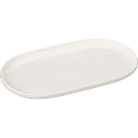 Bandeja ovalada para servir "Nora" de 30 cm, blanca