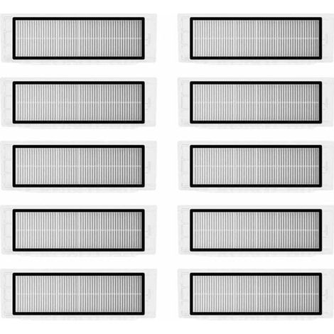 Lot de 10 Filtres HEPA Compatible Aspirateur Robot Modèles Série S et E Première Génération