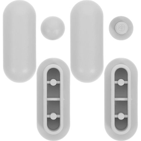 ensemble de coussins et butoirs pour siège de toilette, protections pour siège de toilette, entretoises pour siège de toilette, butoirs pour siège de toilette avec bidet (1/4)