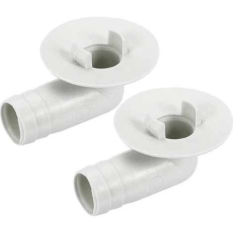 2 Pièces Universel D'échappement De Climatiseur D Unité Extérieure Bec Connecteur, Fenêtre Adaptateur De Vidange D'eau De Condensation Raccord Coudé De Climatiseur De (1/5)