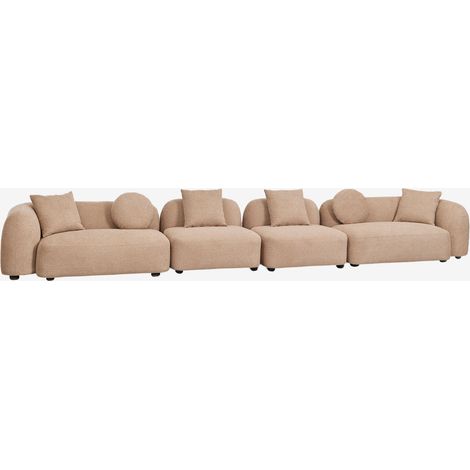 Sofá modular de 4 piezas en chenilla Coco SKLUM             