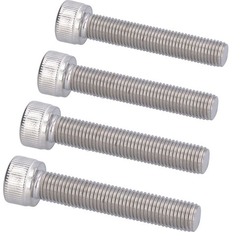 A2 stainless steel socket head cap screw, 1.25 mm fine pitch, M10x55 (1/5)