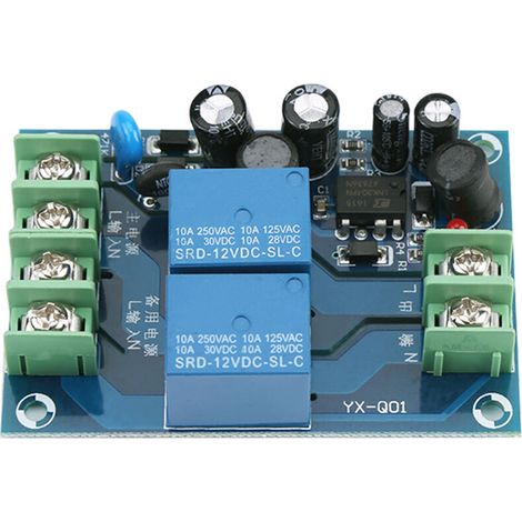 Automatisches Notstrom-Steuermodul für Laptops, Wechselstrom 85-240V 10A mit Doppelschalter.
