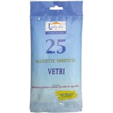 6BL SALVIETTE IMBEVUTE PER VETRI - cm.16x21