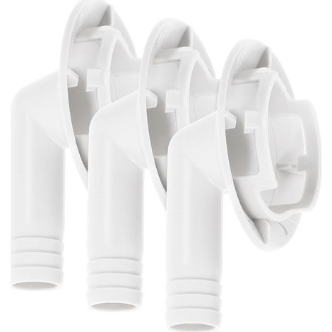 BEBUSINGOTO 3-teiliges Klimaanlagen-Ablaufgarnitur-Set mit Winkeladapter für Fensterklimaanlage und Außengerät (1/5)