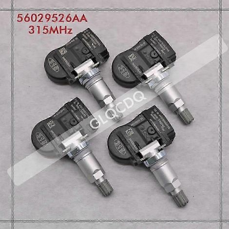 Compatible avec les Jeep Grand Cherokee, Liberty et Commander (2005-2007) : capteur de pression des pneus 315 MHz, moniteur TPMS Jeep (références : 56029526AA et 68078861AA). (1/4)