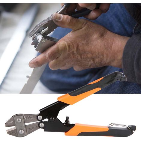 Pinces coupantes robustes 8 pouces pour câbles et fils en acier, outil de coupe durable (1/5)