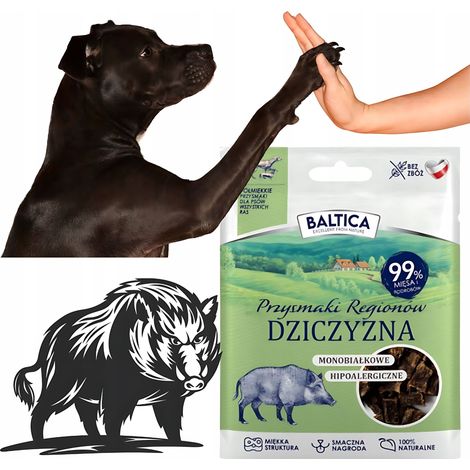 Snack per cani Baltica TRAINING Snack semi-morbidi GAME 30g (1/4)