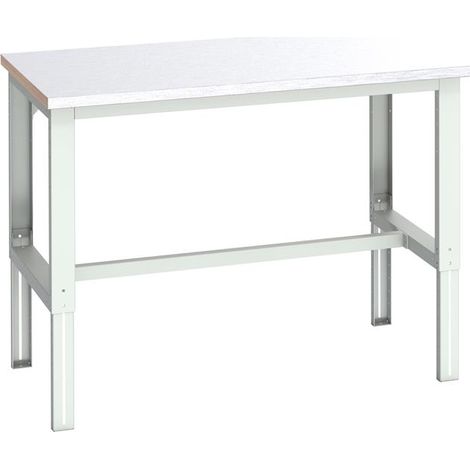 Bott 41004163.16V Cubio Adjustable Bench, Steel Clad Top 1500x 900mm BOT41004163