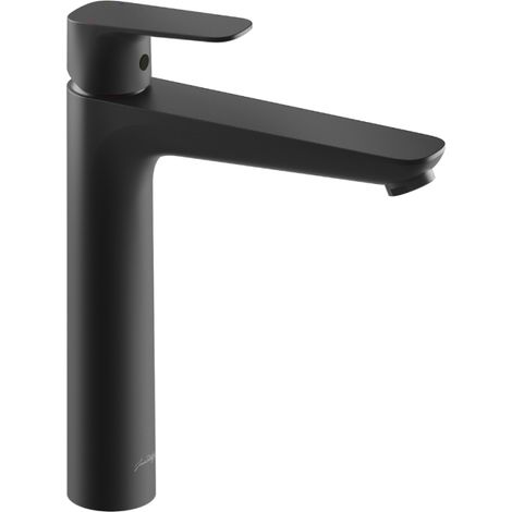 Mitigeur lavabo L JACOB DELAFON July+ sans vidage Noir mat (1/5)