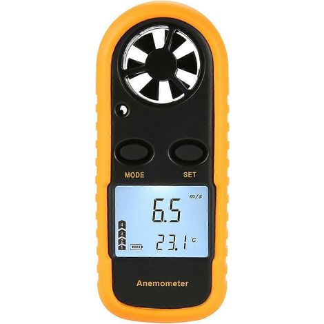 Thermomètre et anémomètre électroniques numériques AR-816 (1/4)