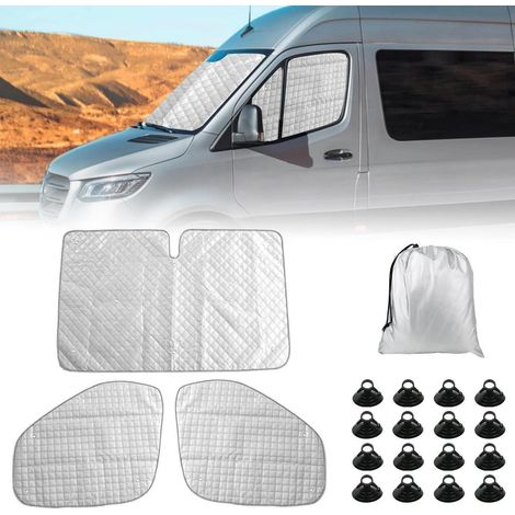 Sonnenschutz für Mercedes Sprinter 2019-2023, 3-teilige Thermomatte, faltbar (1/5)