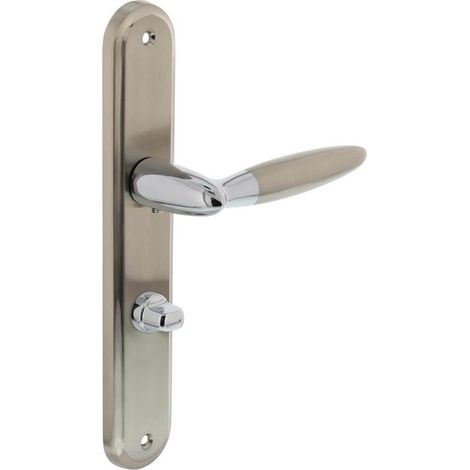 Poignée de porte classique Elen Fermeture WC chromée 63/8 - 0016.168265