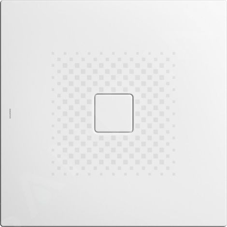 Receveur de douche Conoflat 90x90x2,3cm blanc alpin, antidérapant
