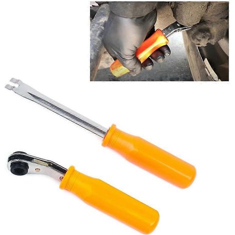 Kit d'outils professionnels de réglage et de déverrouillage des freins pneumatiques 233 mm pour mécaniciens automobiles (1/4)