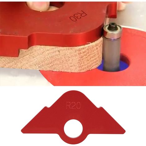 Gabarit d'angle pour panneaux de bois, machine de découpe, outil de menuiserie R20 (1/5)