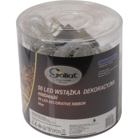 Cinta decorativa azul con 50 LED para uso en interiores, 3 m (1/3)