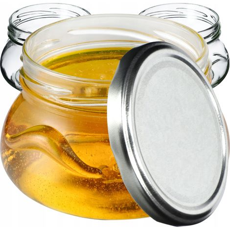 KADAX kleine Einmachgläser 300 ml, Miniaturgläser für Honig und Gewürze, Marmeladengläser mit Deckel (1/5)