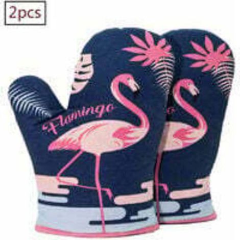 Mitaines - Gants De Four - Isolation Thermique Epaisse En Polyester - Antidérapantes - Pour Cuisine Et Pâtisserie - Lot De 1 (1/4)