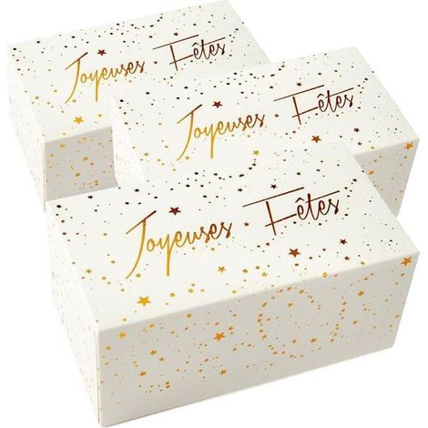 3 boîtes pour bûche de Noël 35 x 13 cm (1/2)