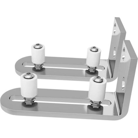 2 pièces guide de sol pour porte de grange coulissante (1/5)