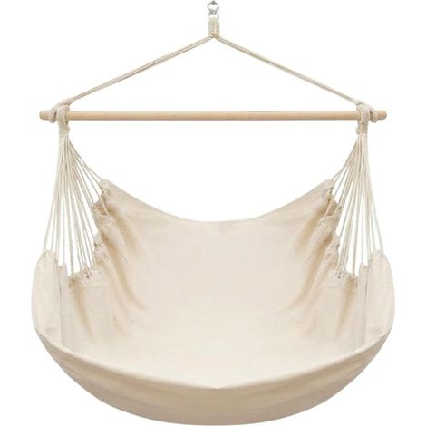 Chaise Suspendue Exterieur XXL - 130x100 Fauteuil Suspendu Balancelle de Jardin Fauteuil a Suspendre Fauteuil Relax Intérieur Siege Suspendu Exterieur Balancelle 1 Place Fauteuil Siège Suspendu