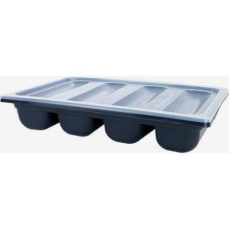 Range-couverts avec couvercle GN 1/1 - Gilac